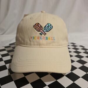 Frasier Sterling Sport Pickleball Dad Hat Beige Cream New With Tags Pastel